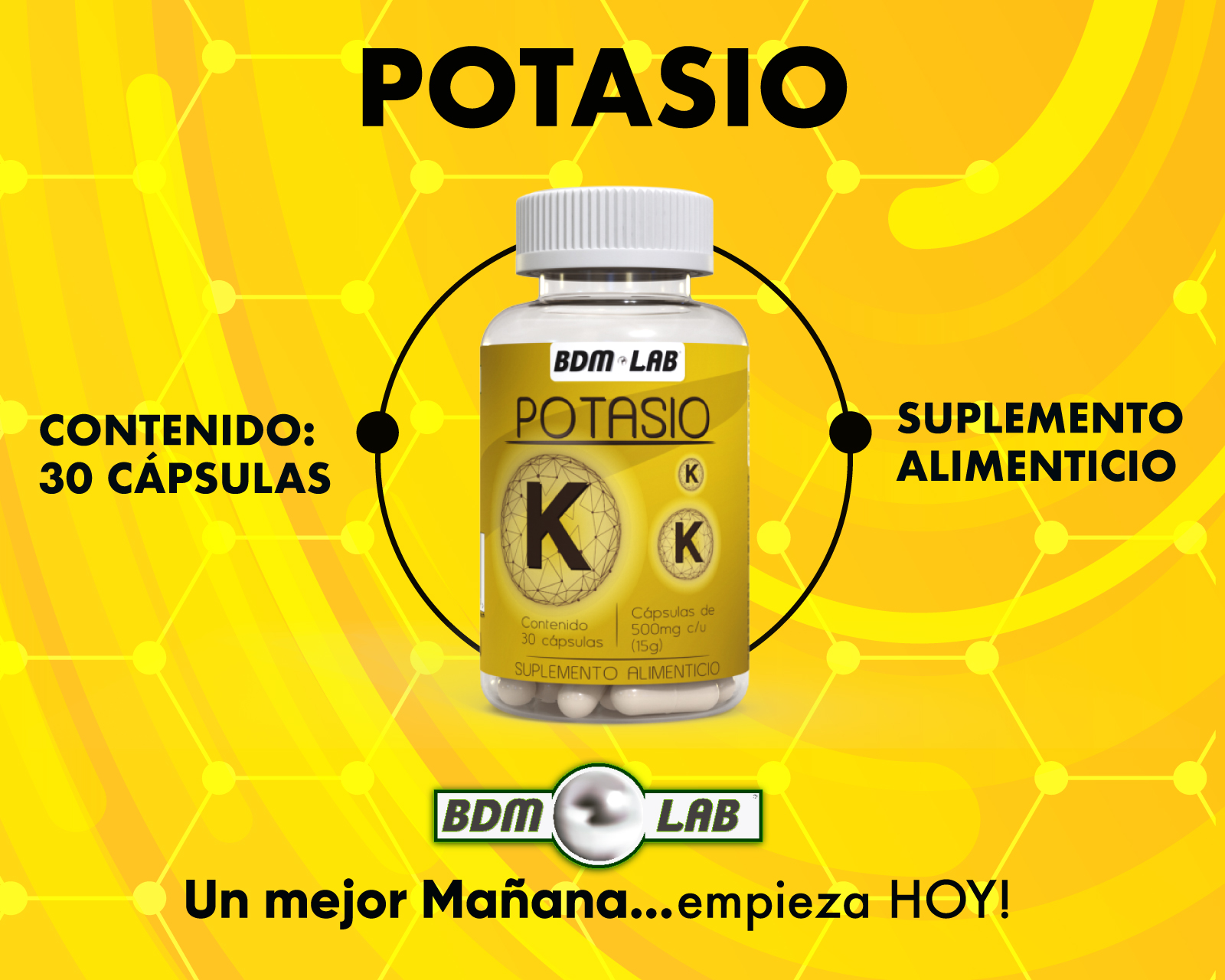 Foto 7 pulgar | Suplemento Alimenticio Pack Potasio y Magnesio - Bdm Lab