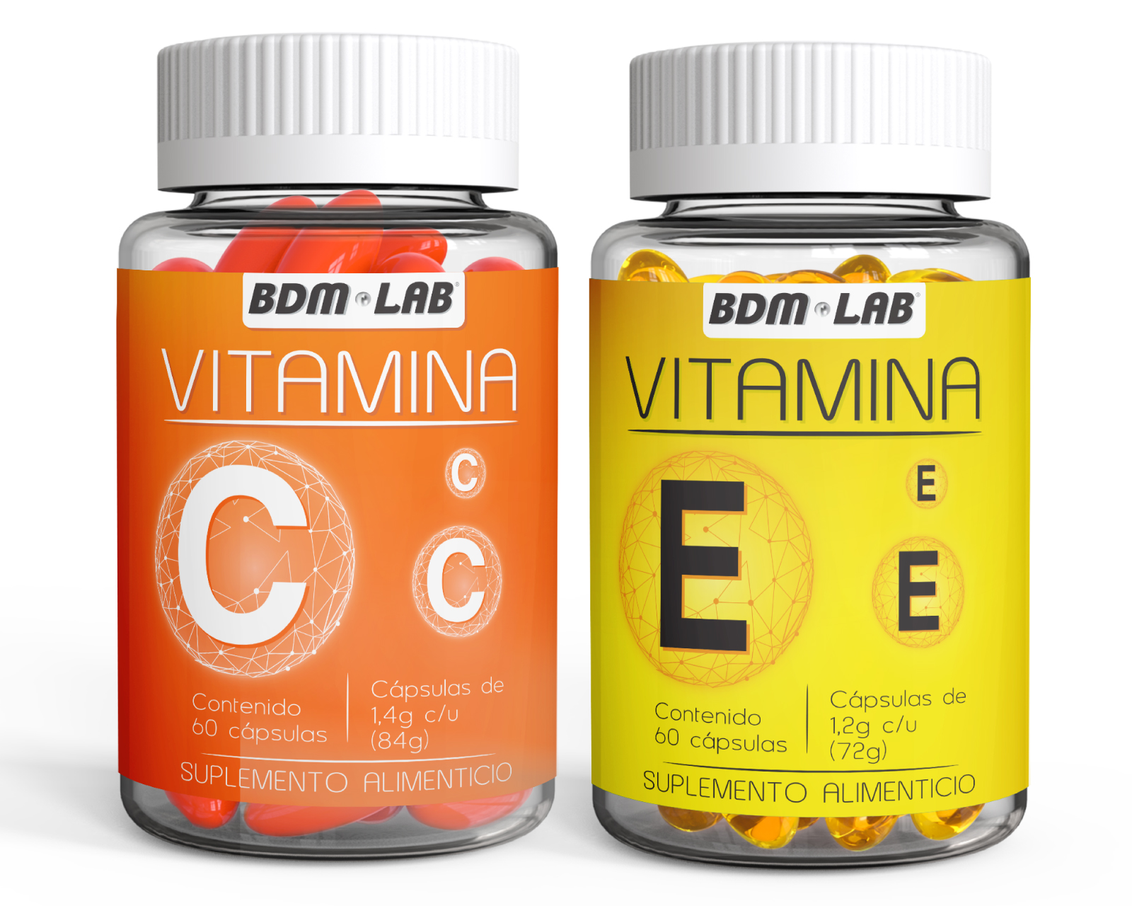 Foto 2 pulgar | Suplemento Alimenticio Pack  Vitamina E + Vitamina C - Bbm Lab