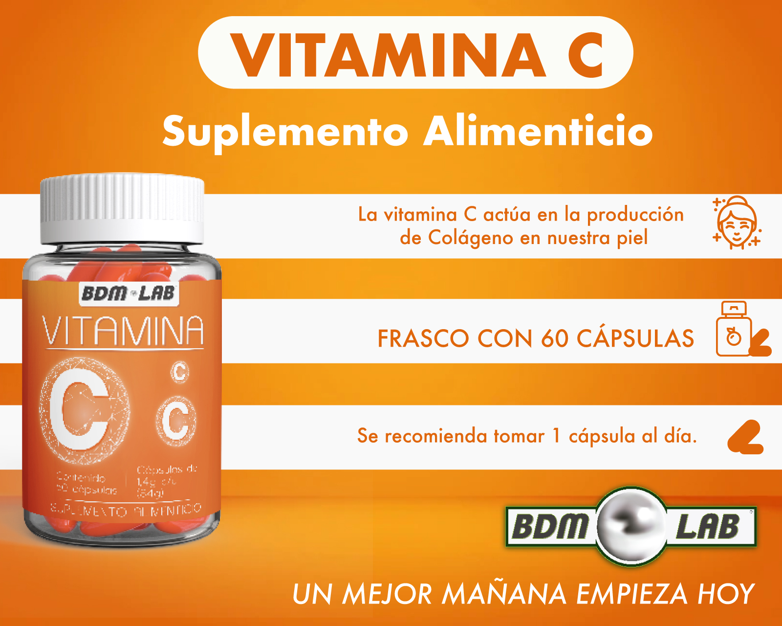 Foto 3 pulgar | Suplemento Alimenticio Pack  Vitamina E + Vitamina C - Bbm Lab