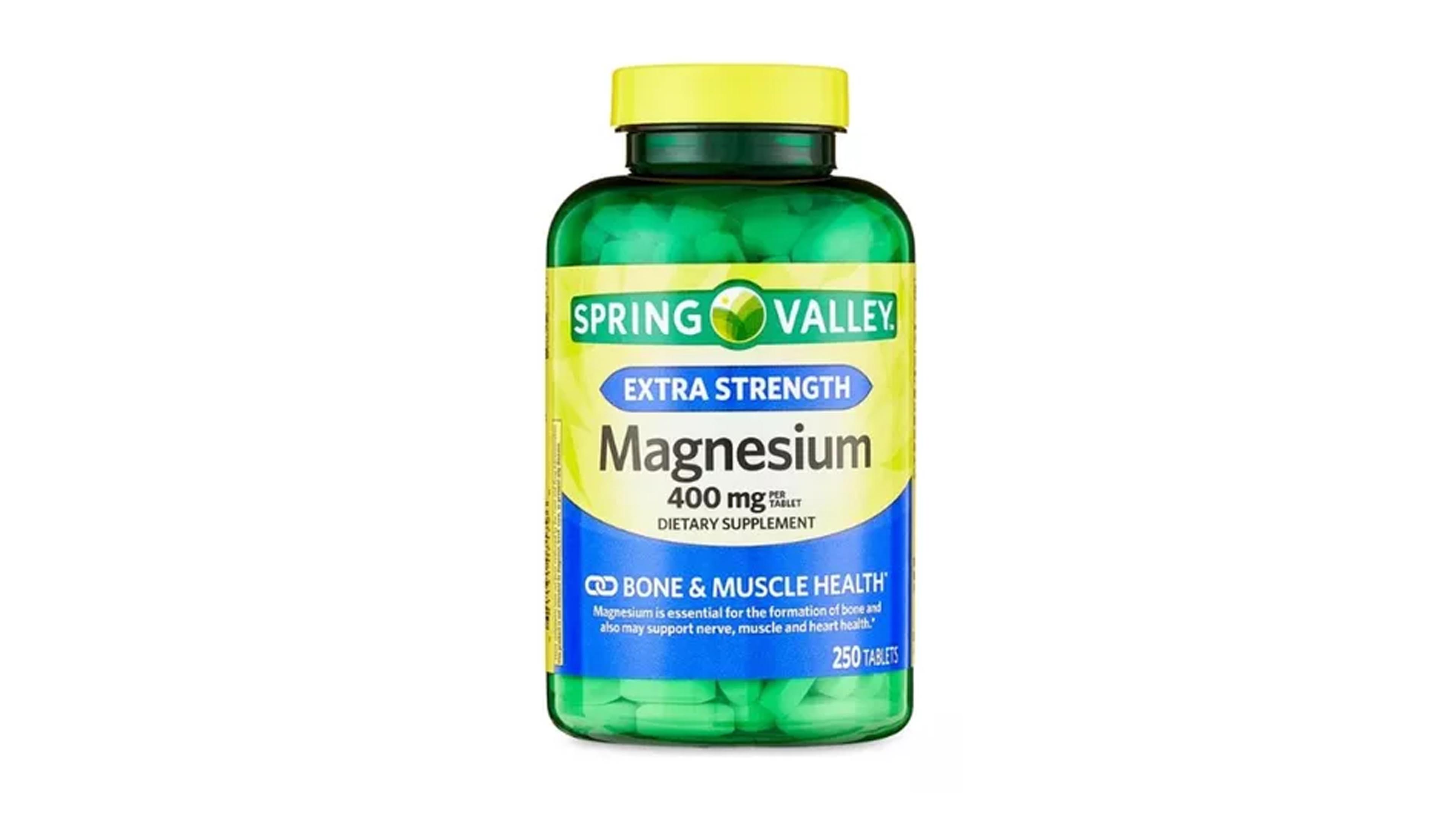 Foto 2 pulgar | Magnesio Spring Valley 250 Tabletas 400 mg