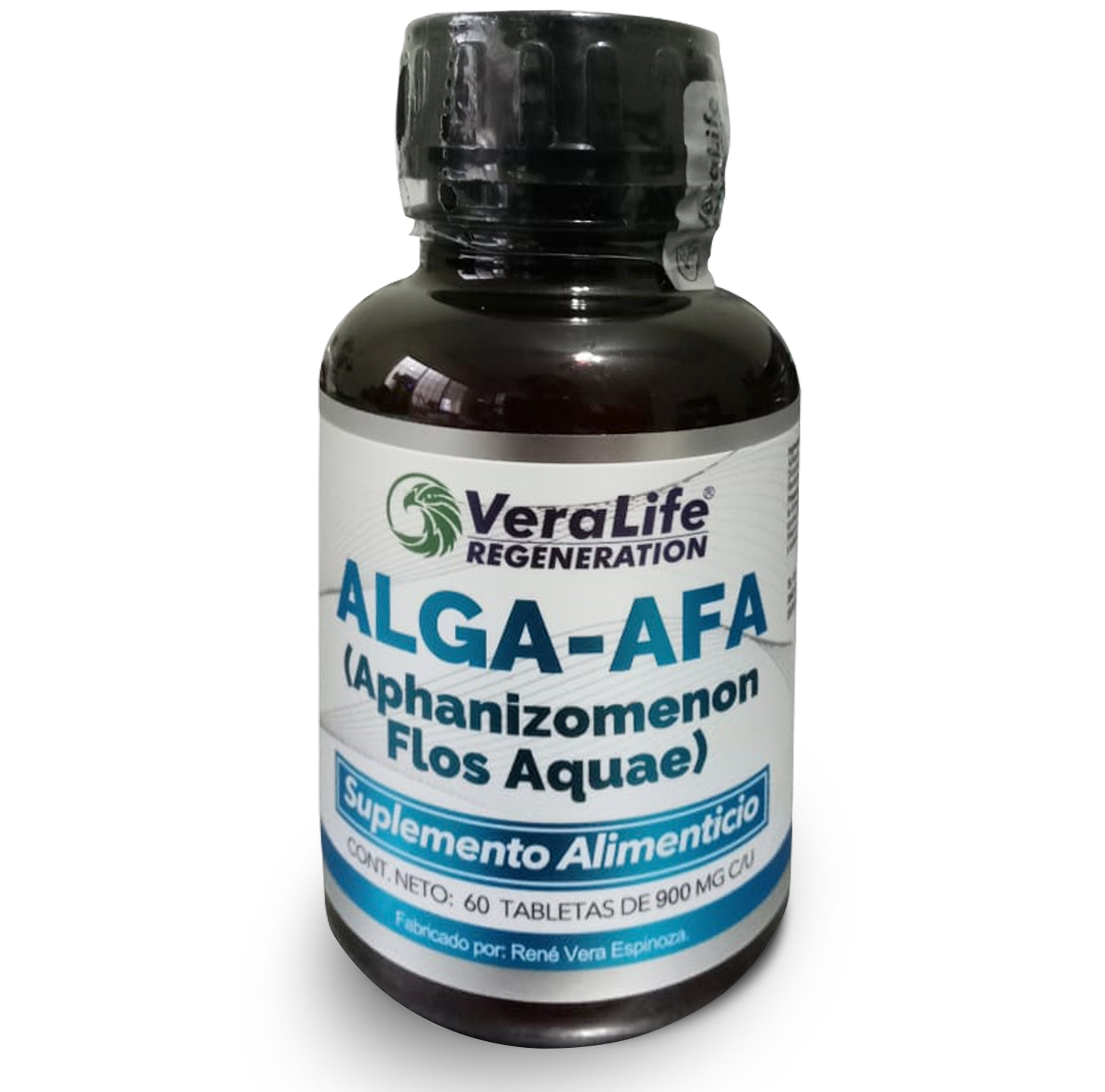 Foto 2 pulgar | Alga Afa - 60 Tabletas 900 Mg - Multivitaminico - Veralife