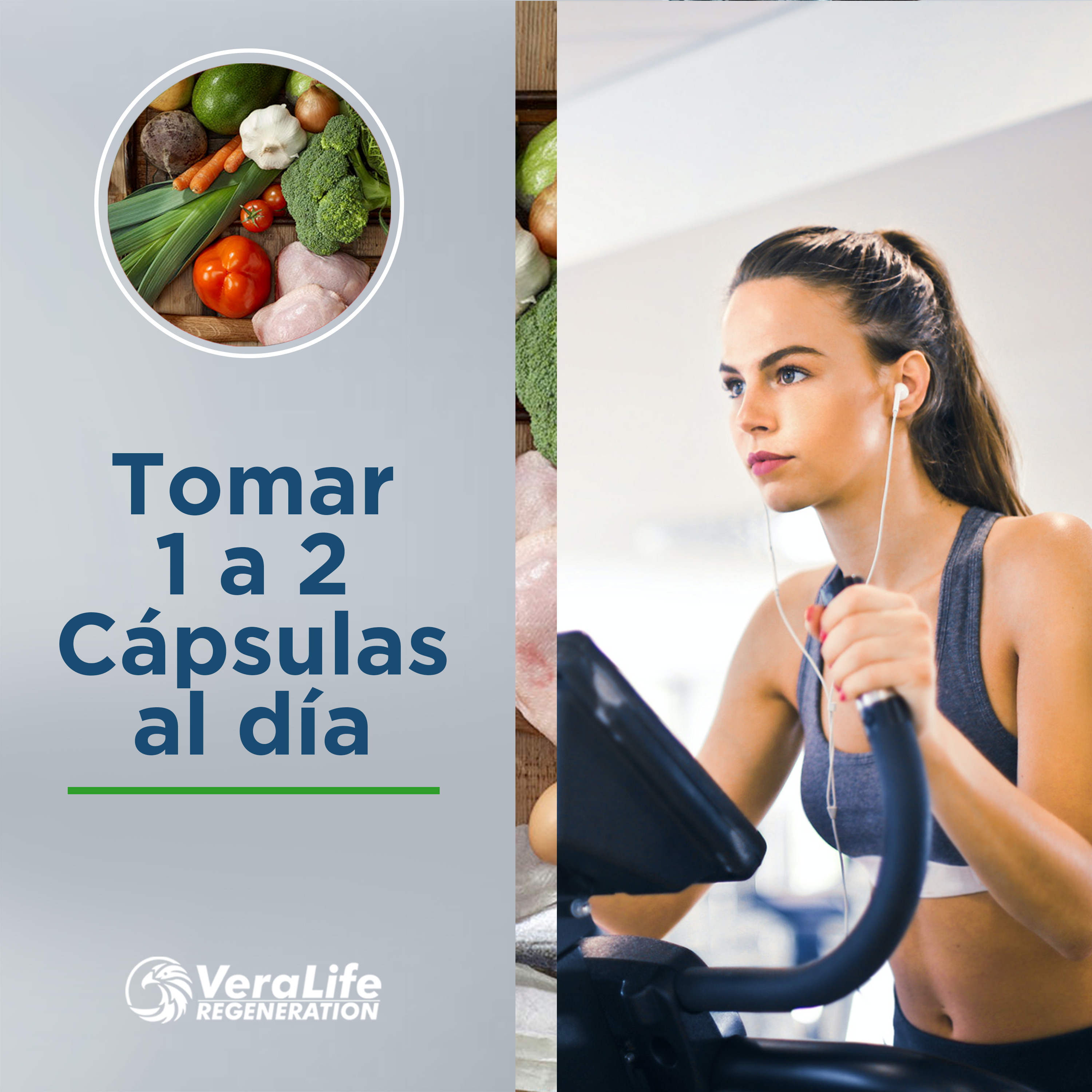 Foto 6 pulgar | Multivitaminico Con L-triptofano - 60 Caps  800mg - Veralife