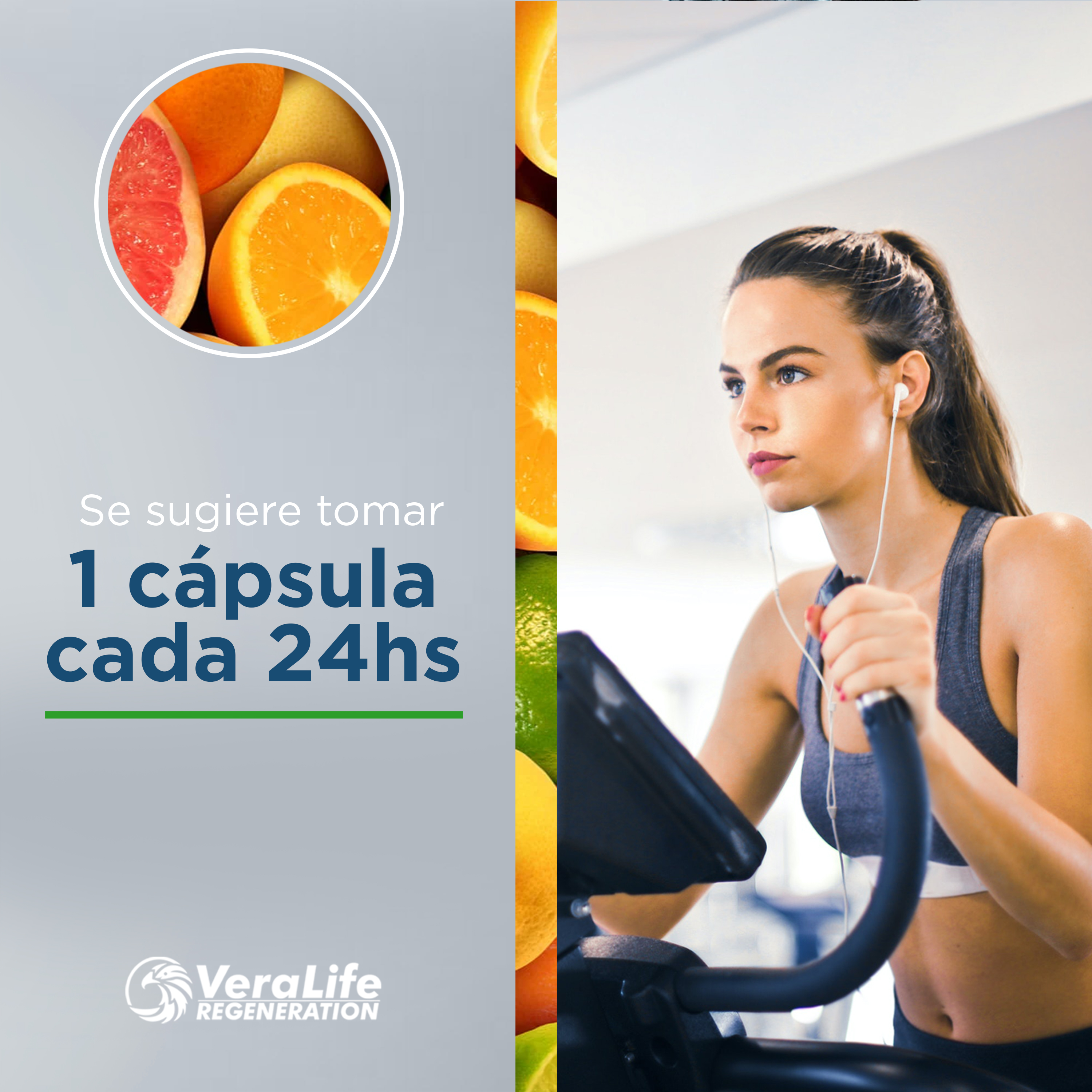 Foto 5 pulgar | Suplemento Alimenticio VeraLife Vitamina C Liposomal 50 Cápsulas