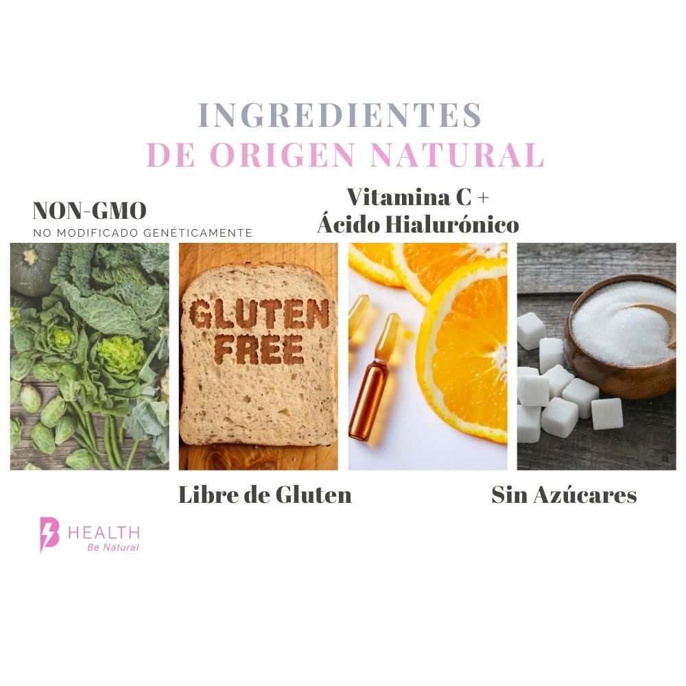 Foto 5 | Colágeno Hidrolizado B Health B Natural 100% Natural  sin Azúcar 180 Cápsulas