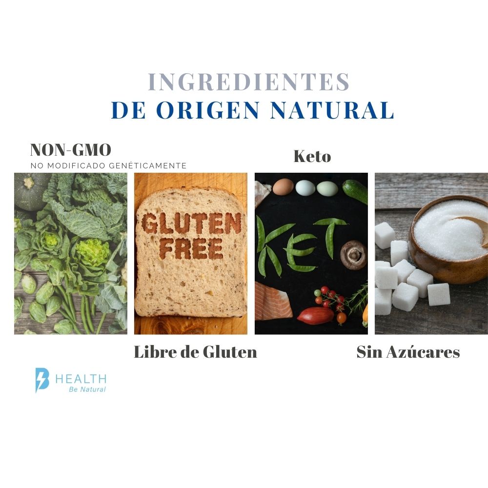 Foto 5 | Citrato de Magnesio B Health B Natural 100% Natural sin Azúcar 180 Cápsulas