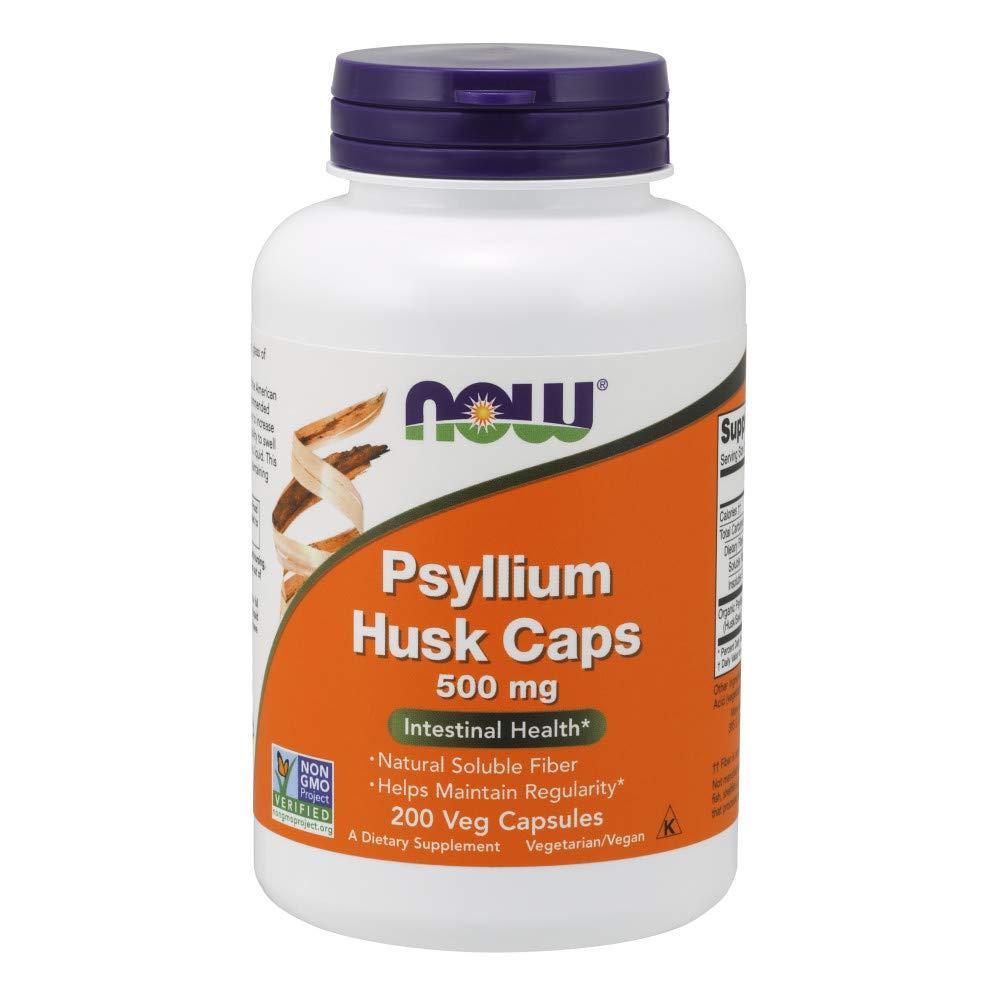 Foto 2 pulgar | Plántago Psyllium Now Psyllium Husk 500 Mg 200 Cápsulas