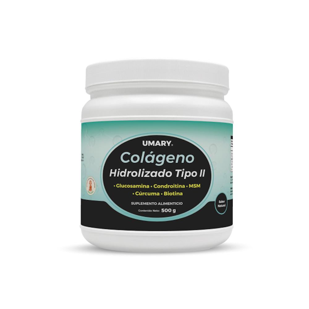 Foto 2 pulgar | Colágeno Hidrolizado Umary Tipo II con Biotina 500 g