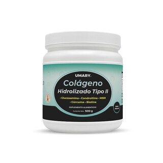 Foto 1 | Colágeno Hidrolizado Umary Tipo II con Biotina 500 g
