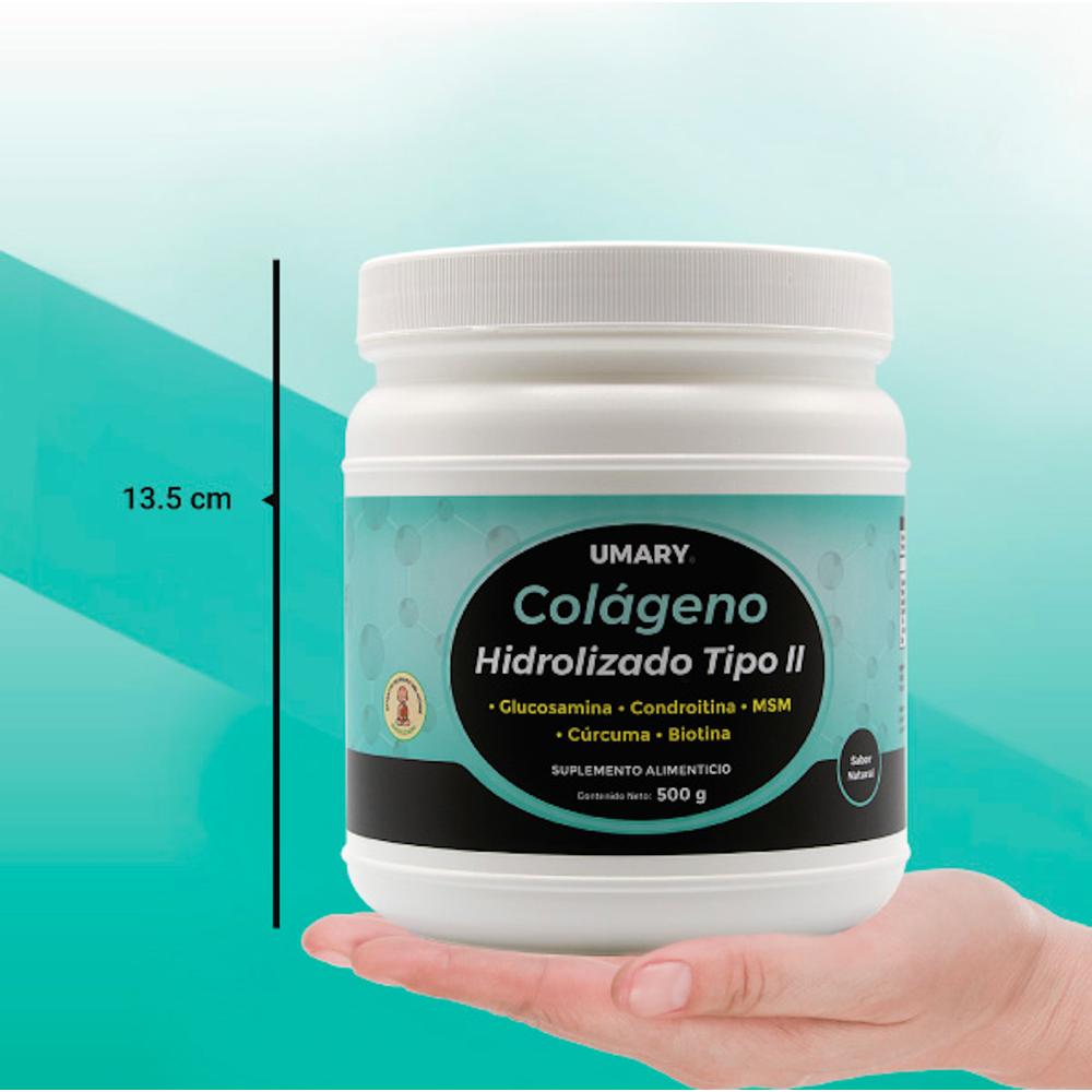 Foto 6 pulgar | Colágeno Hidrolizado Umary Tipo II con Biotina 500 g