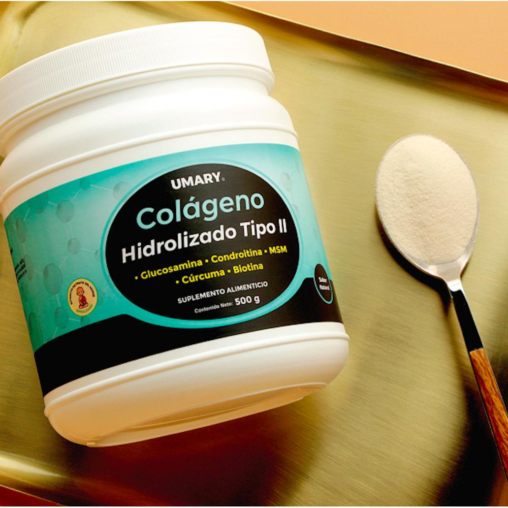 Foto 7 pulgar | Colágeno Hidrolizado Umary Tipo II con Biotina 500 g