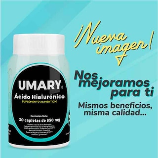 Foto 6 | Ácido Hialurónico Umary con 30 Tabletas 10 Piezas