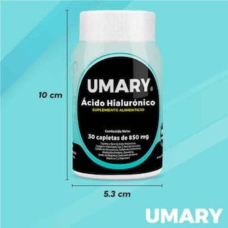 Foto 4 | Ácido Hialurónico y Colágeno Hidrolizado Umary 11 Piezas