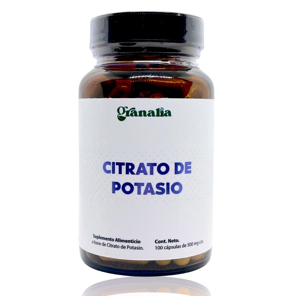 Citrato De Potasio 100 Cápsulas Granalia.