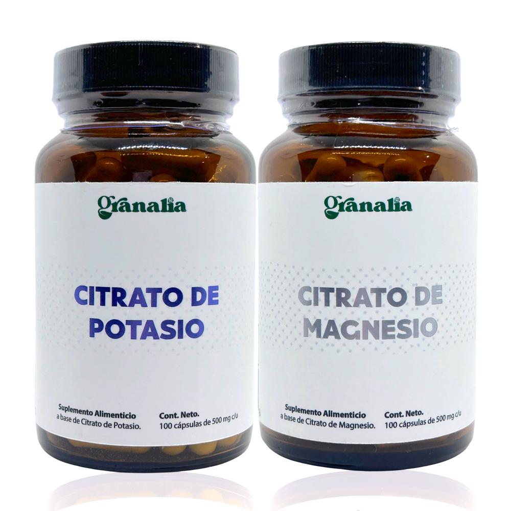 Foto 1 | Citrato de Magnesio y Citrato de Potasio 100 Caps C/u Granalia