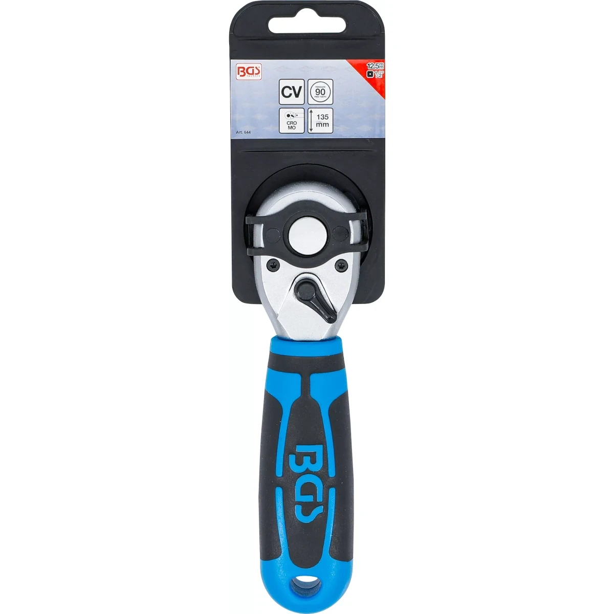 Foto 6 | Mini Matraca Reversible | Cuadrado Exterior 1/2'' | Bgs 644