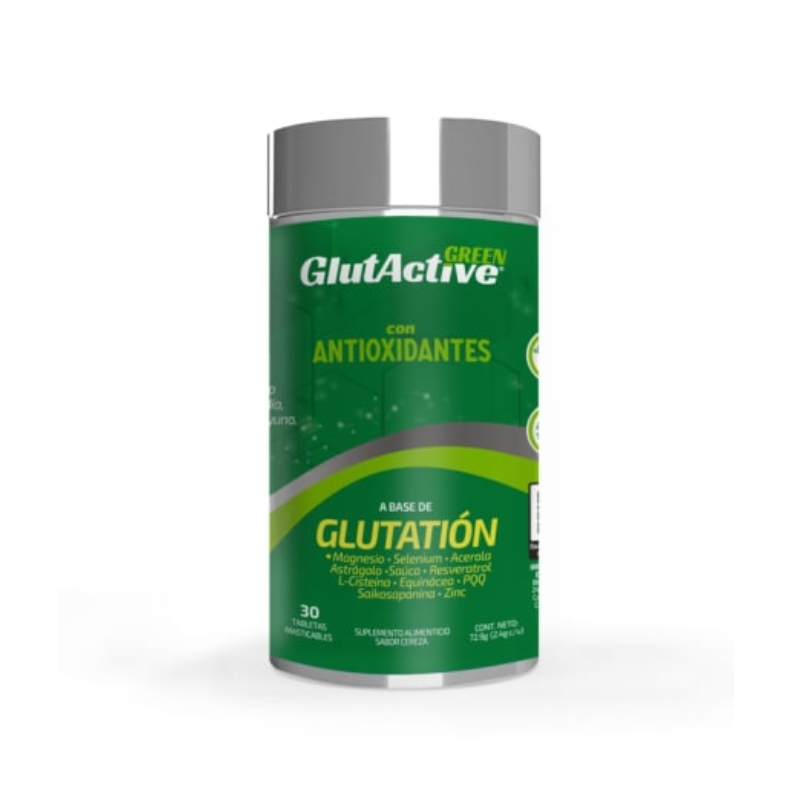 Glutation Glutactive Green Suplemento Alimenticio 30 Tabletas