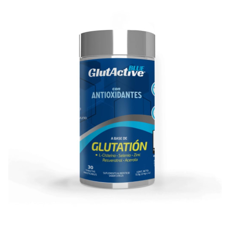 Foto 2 pulgar | Suplemento Alimenticio Glutation Glutactive Blue  30 Tabletas