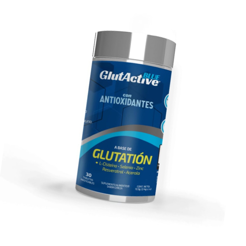 Foto 3 pulgar | Suplemento Alimenticio Glutation Glutactive Blue  30 Tabletas