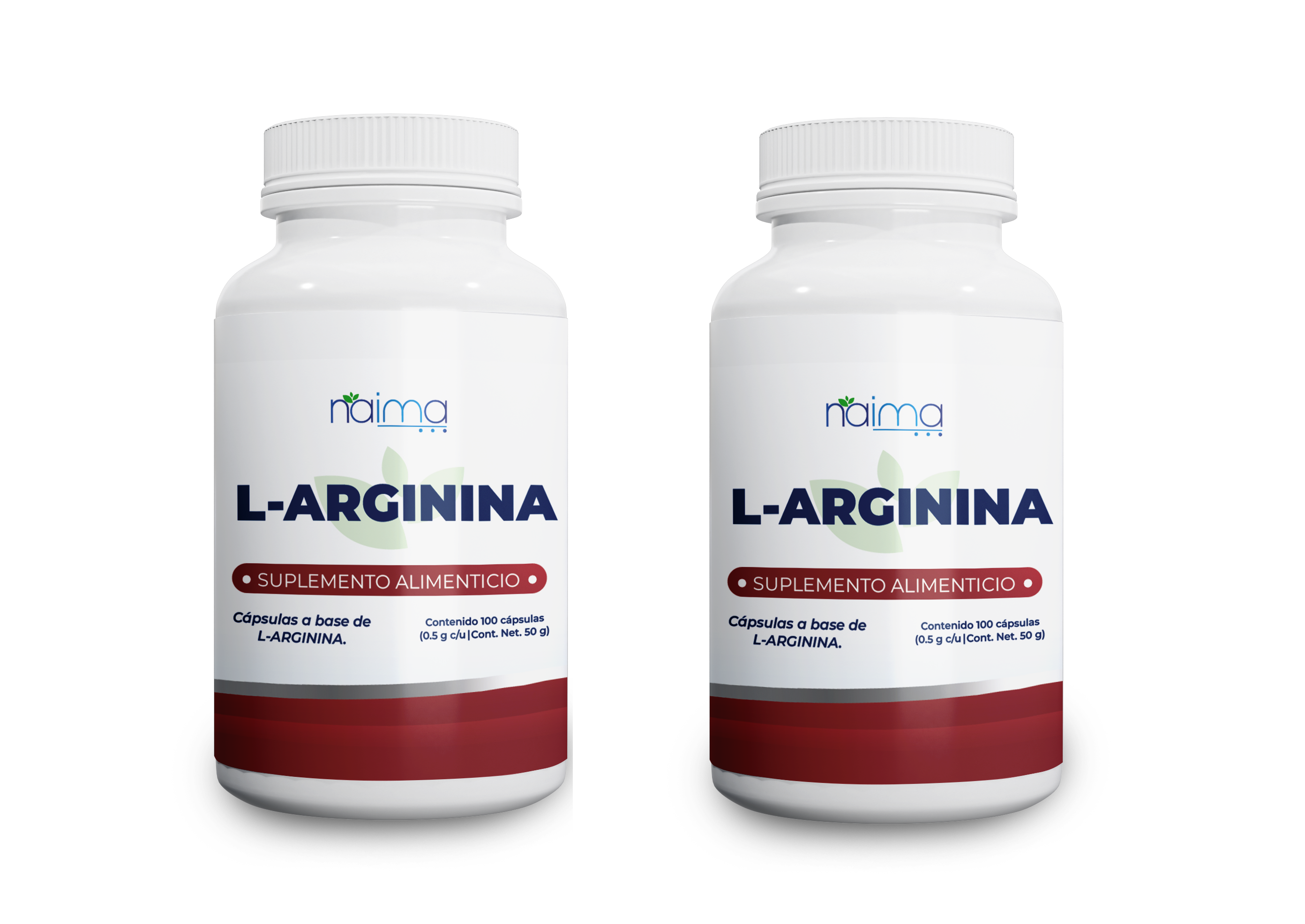 Suplemento Alimenticio L Arginina 200 Cápsulas Naima Lab