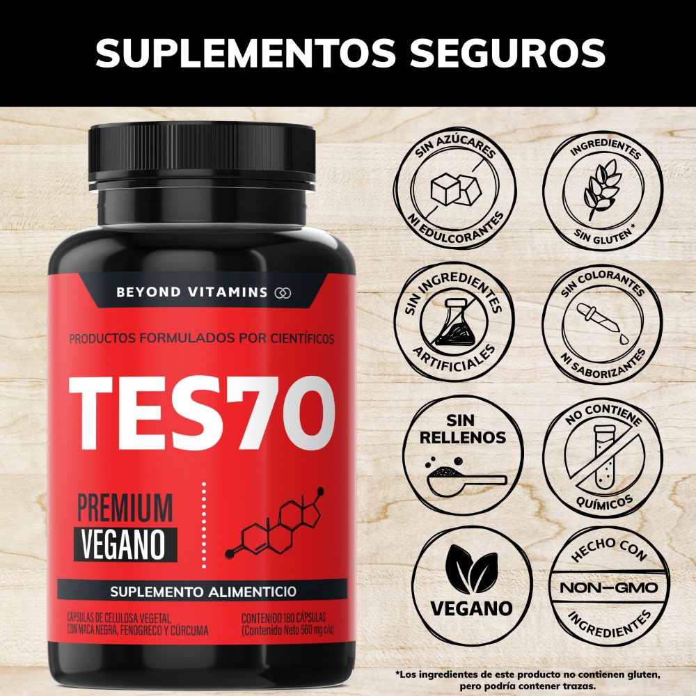 Foto 3 pulgar | Suplemento Alimenticio Beyond Vitamins Testo Vitaminas Para Hombres - Testosterona 180 Cápsulas
