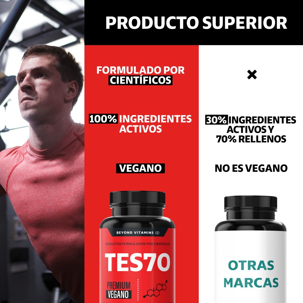 Foto 6 pulgar | Suplemento Alimenticio Beyond Vitamins Testo Vitaminas Para Hombres - Testosterona 180 Cápsulas