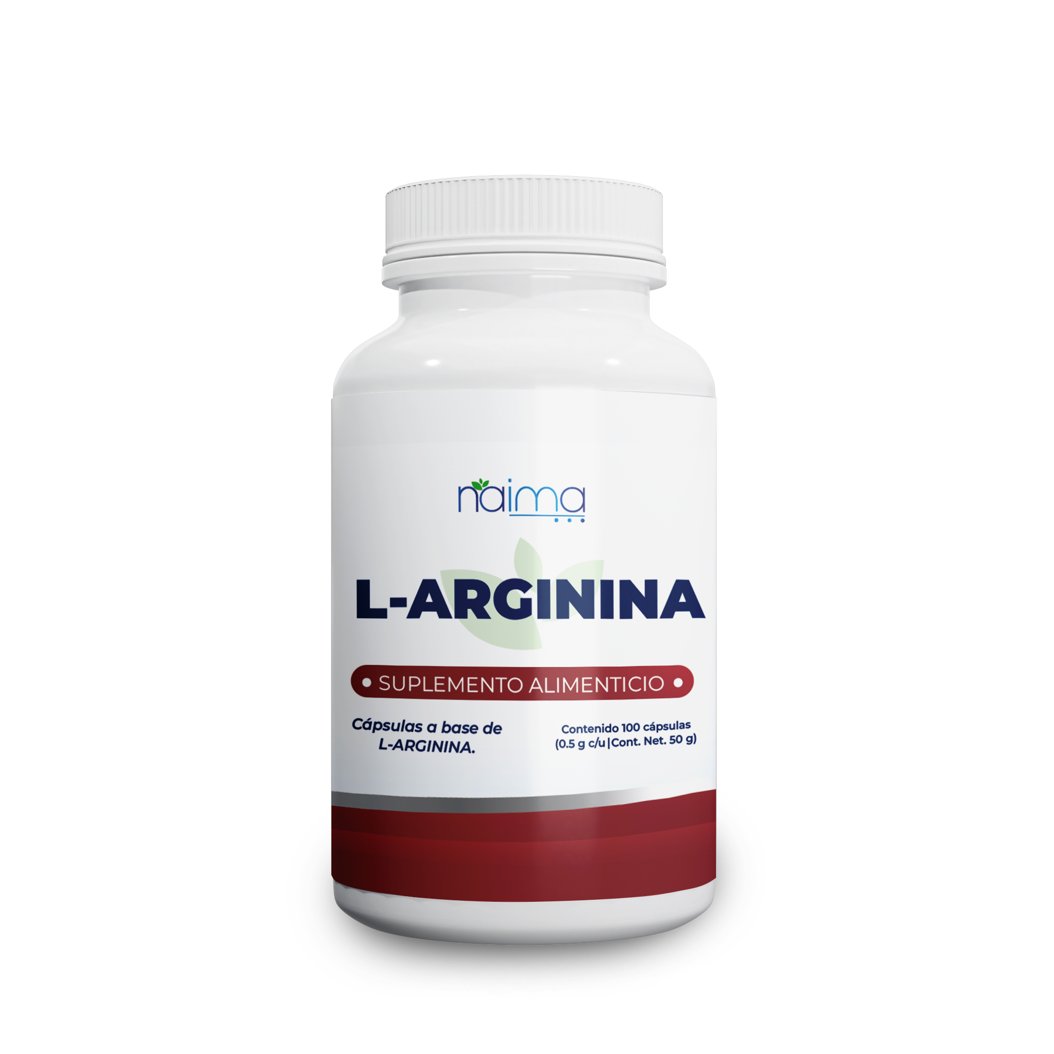 Suplemento Alimenticio L Arginina 100 Cápsulas Naima Lab