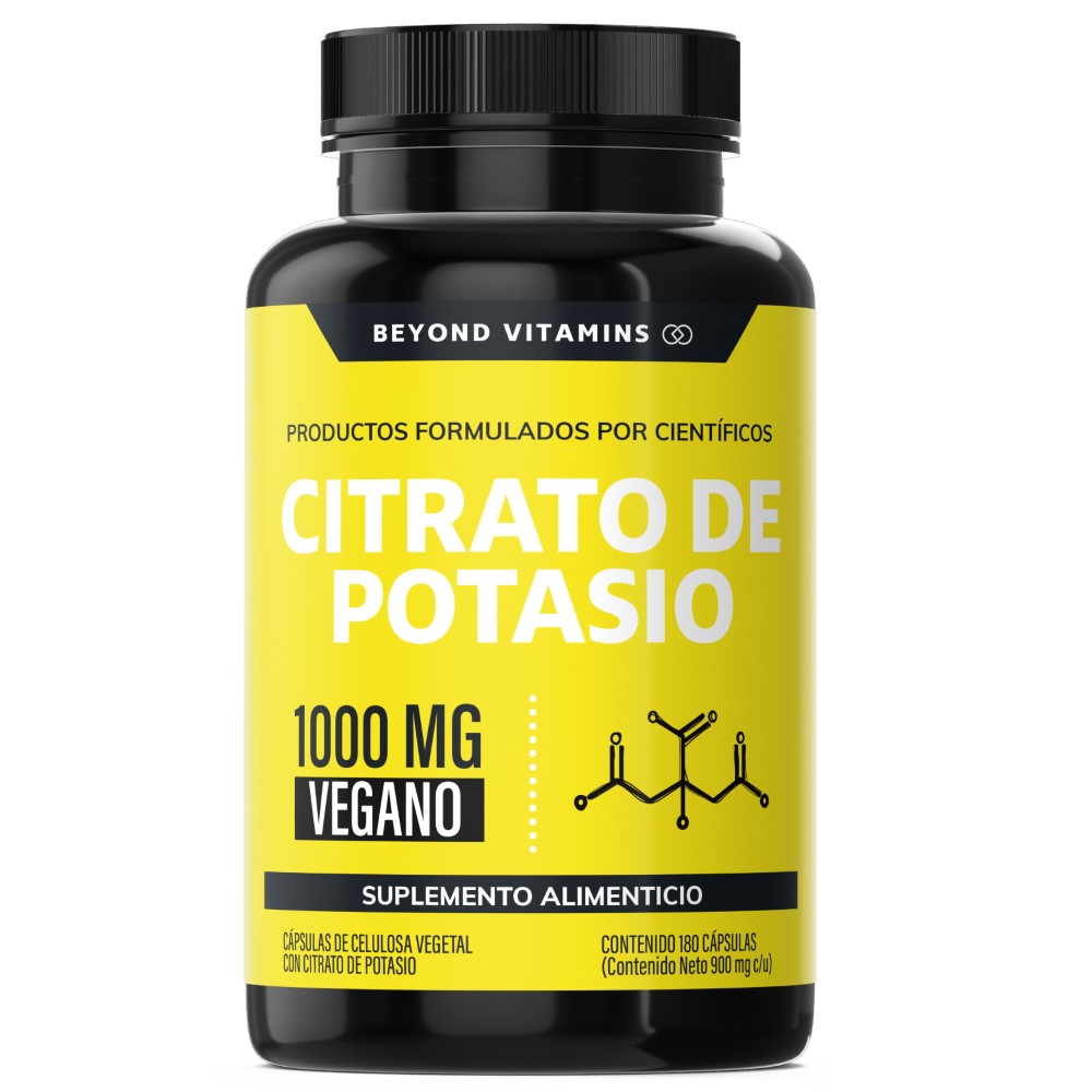 Foto 2 pulgar | Suplemento Alimenticio Beyond Vitamins Citrato De Potasio 1000mg | Platano En Polvo, Curcuma Y Semilla De Uva 180 Cáp