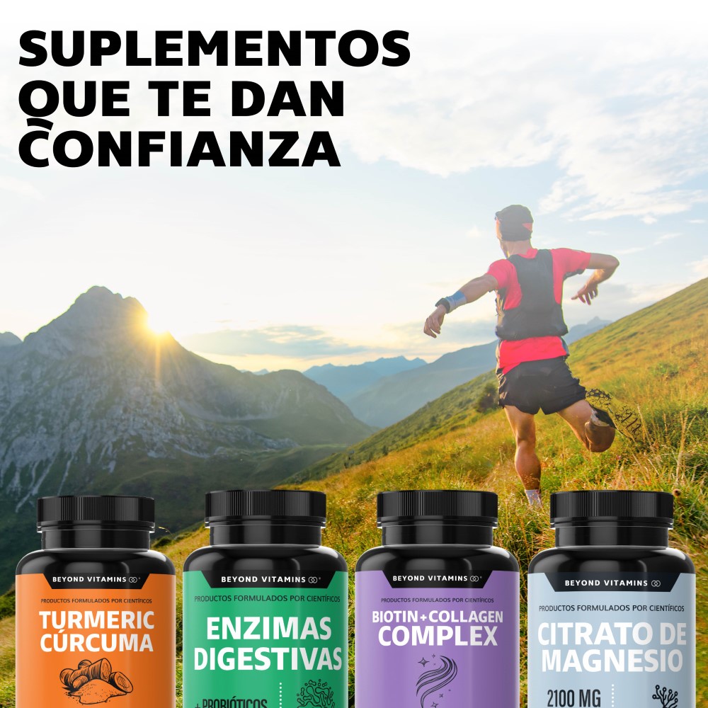 Foto 7 pulgar | Suplemento Alimenticio Beyond Vitamins Citrato De Potasio 1000mg | Platano En Polvo, Curcuma Y Semilla De Uva 180 Cáp