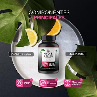 Foto 4 | Suplemento Life 360+ Inositol Elite Myo & D-Chiro 280 Caps