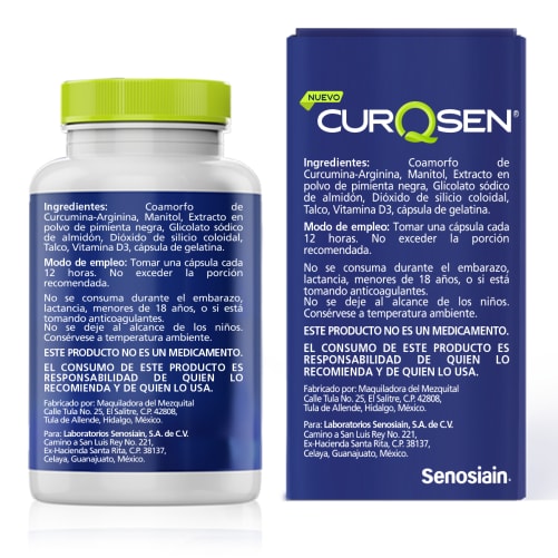 Foto 5 | Suplemento Alimenticio Curqsen  638 Mg 60 Cápsulas