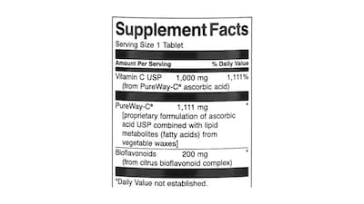Foto 2 | Suplemento Alimenticio Vitamina C 1000 MG Swanson 90 Cápsulas
