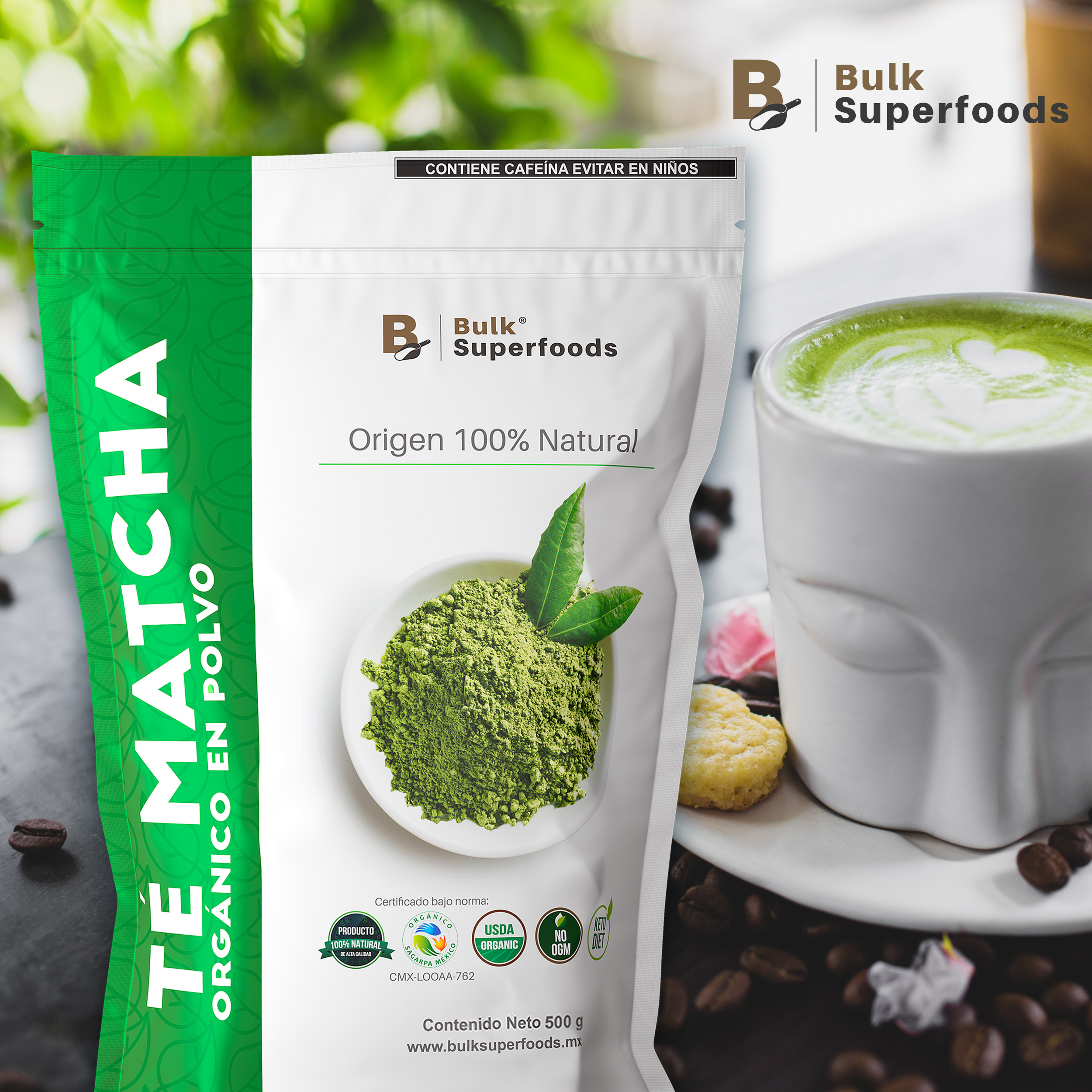Foto 6 pulgar | Té Matcha en Polvo Orgánico 500 g