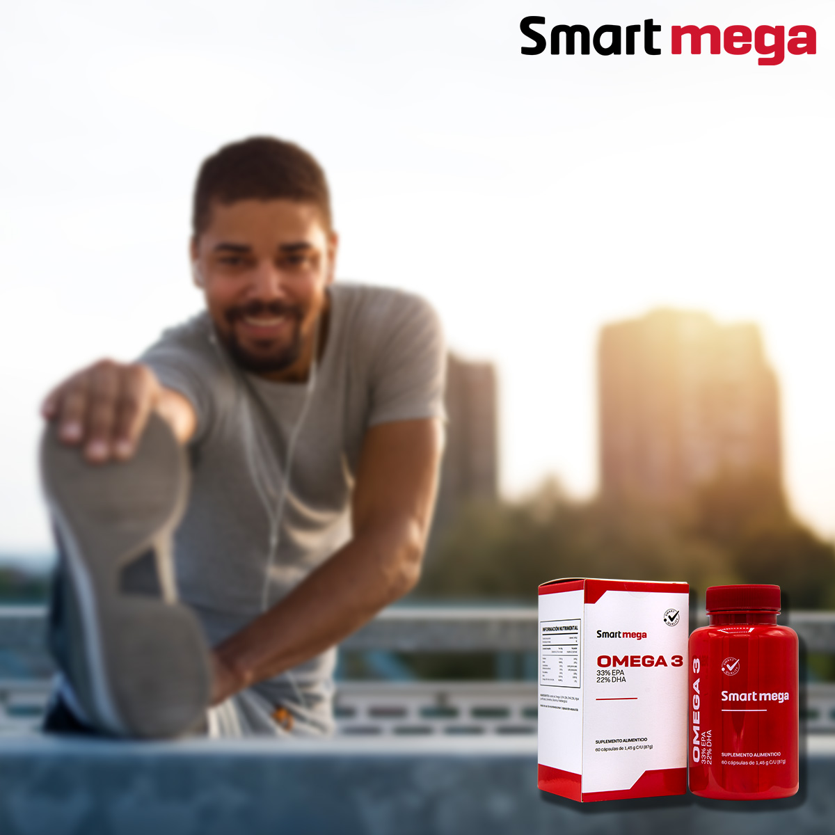 Foto 9 pulgar | Suplemento Alimenticio Smart Mega OMEGA 3 con 33% EPA y 22% DHA 30 cápsulas Salud Cardiovascular y Cerebral