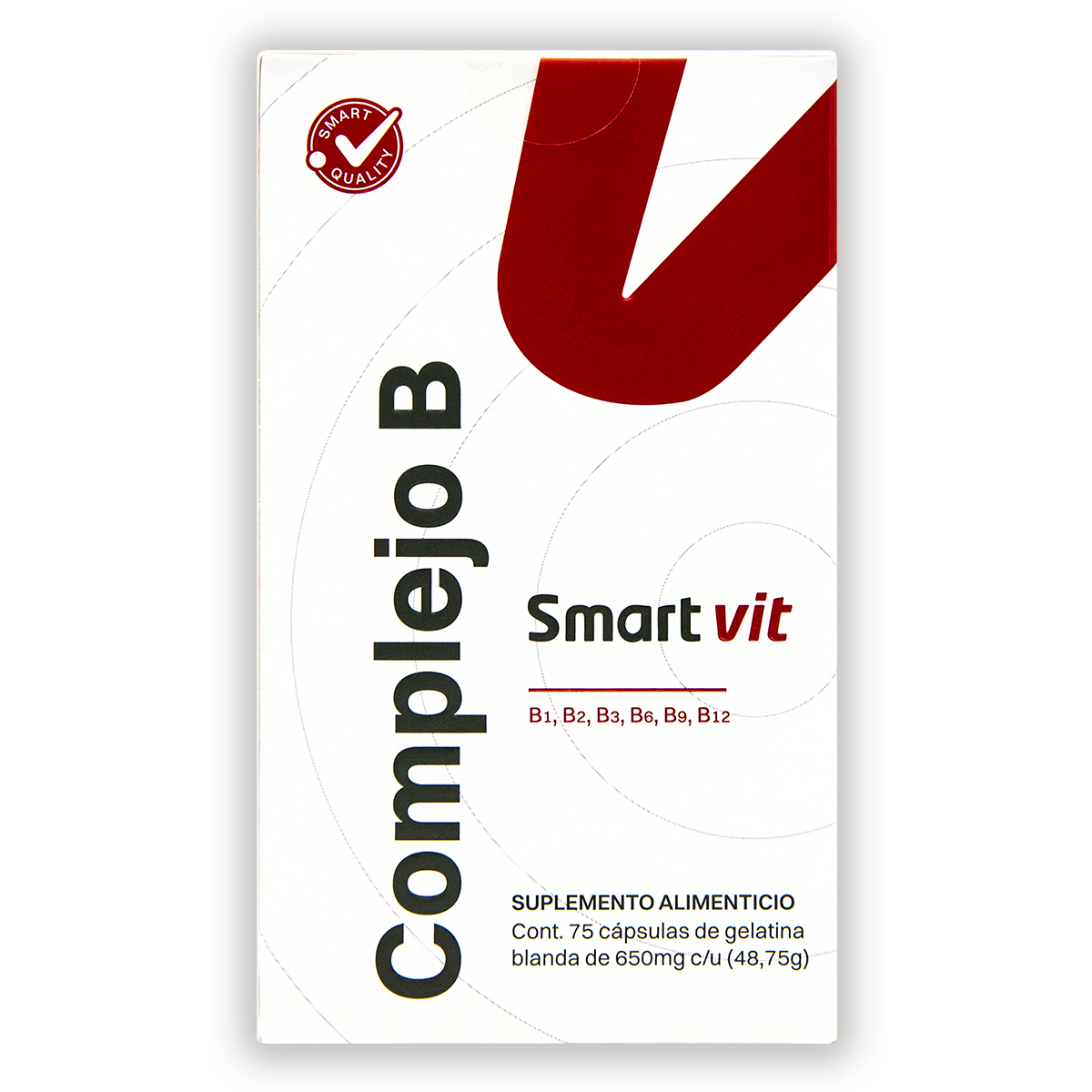 Foto 2 pulgar | Complejo B Smart Vit 75 Cápsulas