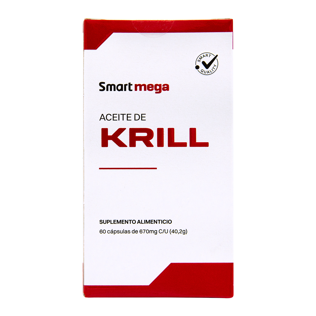 Foto 2 pulgar | Aceite de Omega + Aceite de Krill 60 Cápsulas Smart Mega