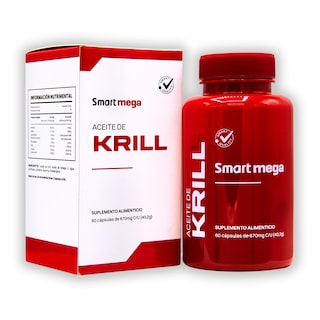Foto 2 | Aceite de Omega + Aceite de Krill 60 Cápsulas Smart Mega