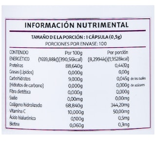 Foto 2 | Suplemento Alimenticio Fiore Feme Anahuac Ácido Hialurónico 100 Cápsulas