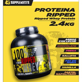 Foto 2 | Proteína Ripped Whey Baja en Carb 43 Supplements 2.4 KG