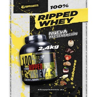 Foto 5 | Proteína Ripped Whey Baja en Carb 43 Supplements 2.4 KG