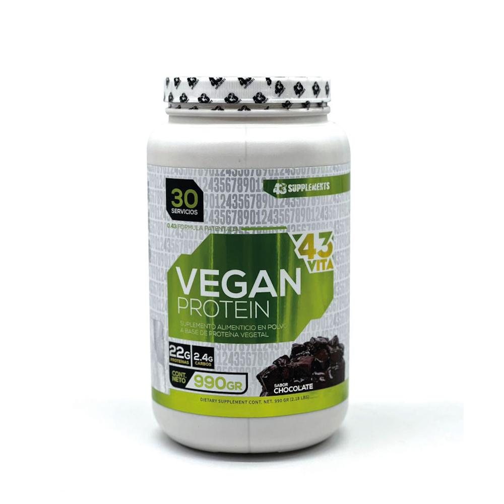 Foto 2 pulgar | Proteína Vegana 43 Supplements Origen Vegetal Gluten Free
