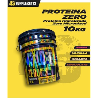 Foto 2 | Proteína Hidrolizada Zero Carbohidratos 43 Supplements 10 kg