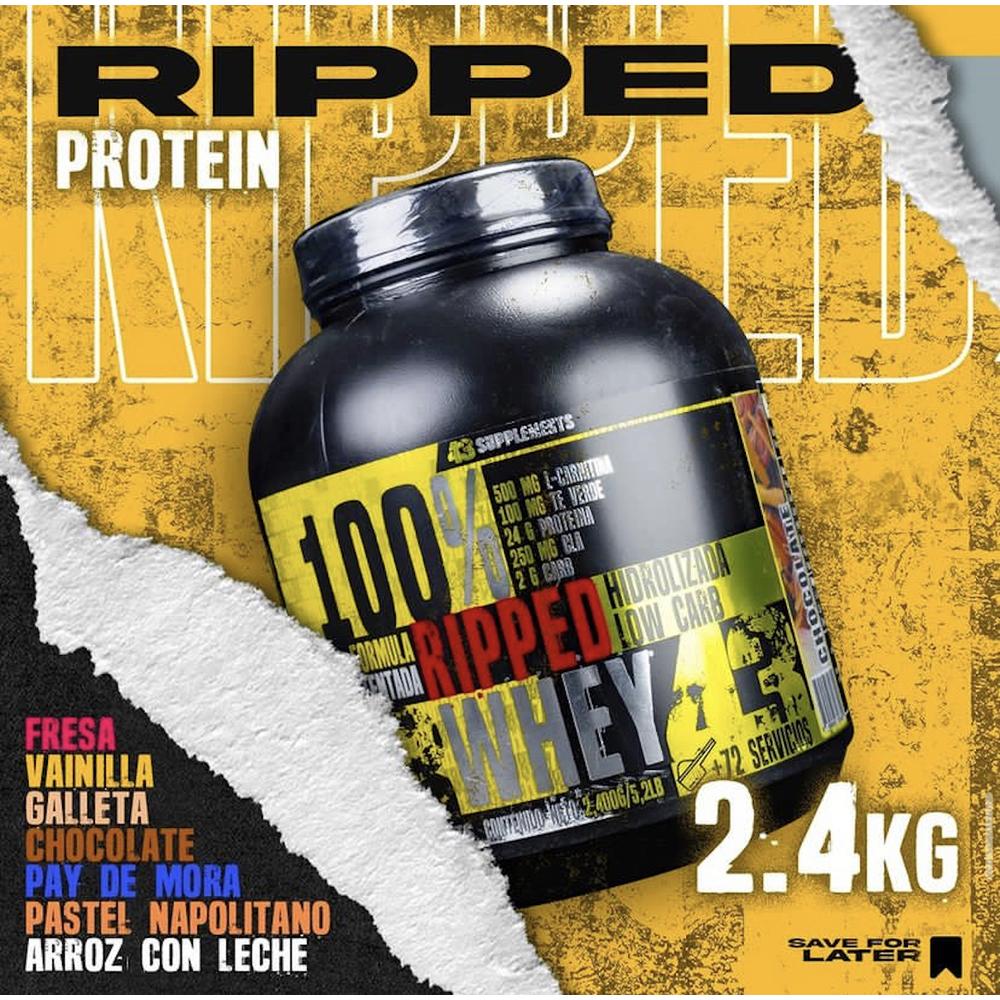 Foto 5 pulgar | Proteína 43 Supplements Ripped Whey Baja en Carb 2.4 kg