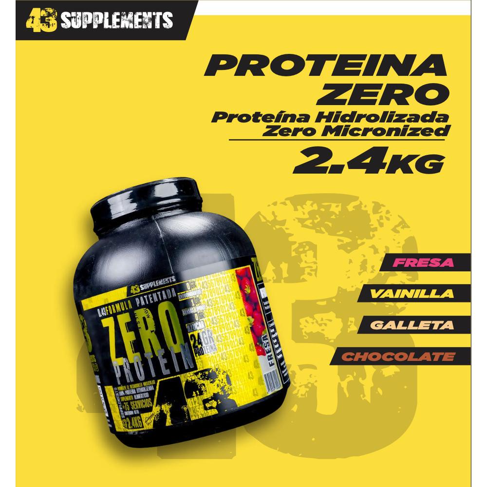 Foto 3 pulgar | Proteína Hidrolizada Zero Carbohidratos 43 Supplements 2.4kg