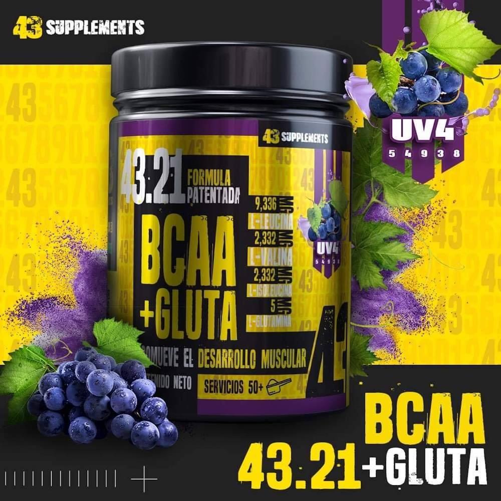 Foto 5 pulgar | Aminoácidos BCAA + Glutamina 750G +75 Servicios 43 Suplementos