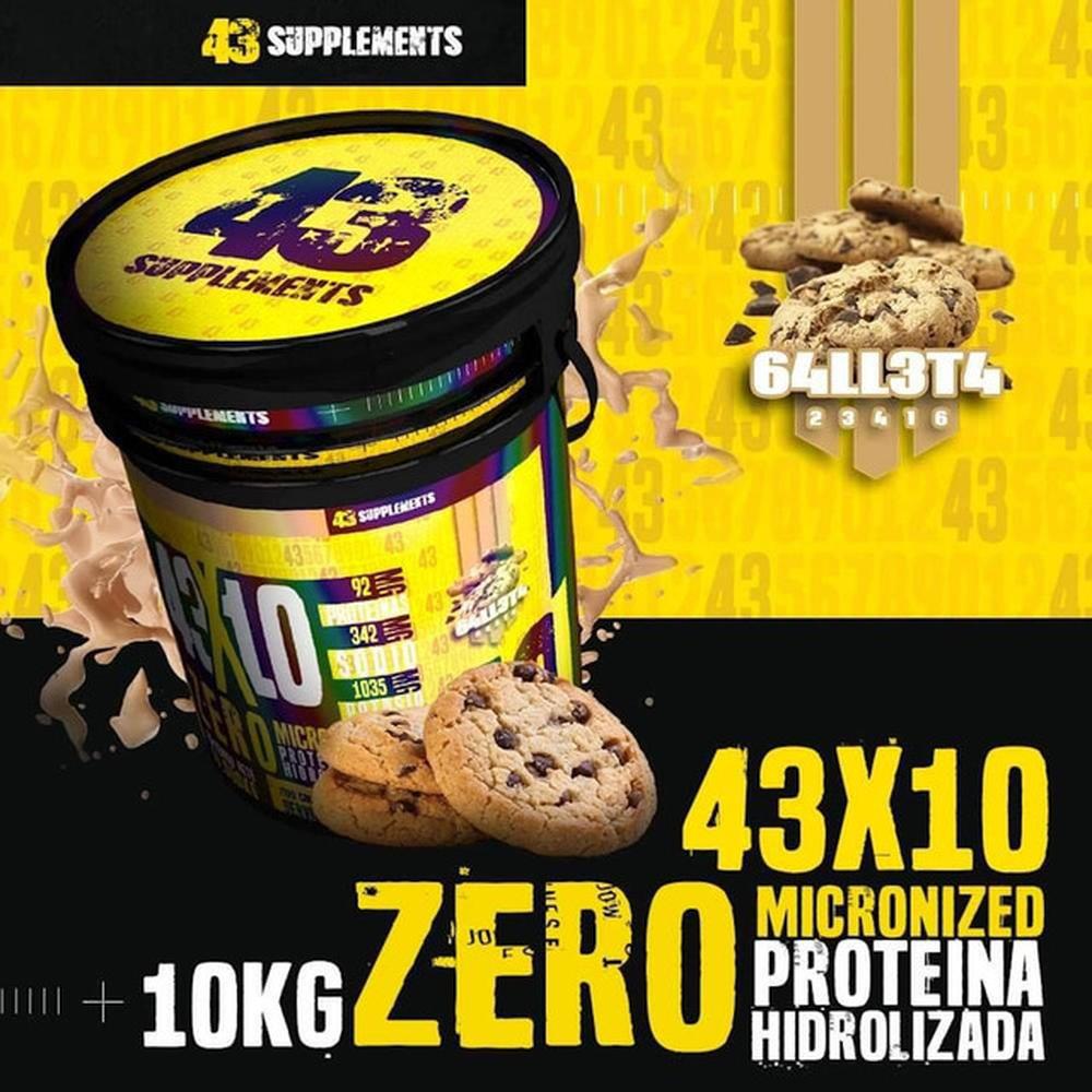 Foto 4 | Proteína Hidrolizada Zero Carbohidratos 43 Supplements 10 kg