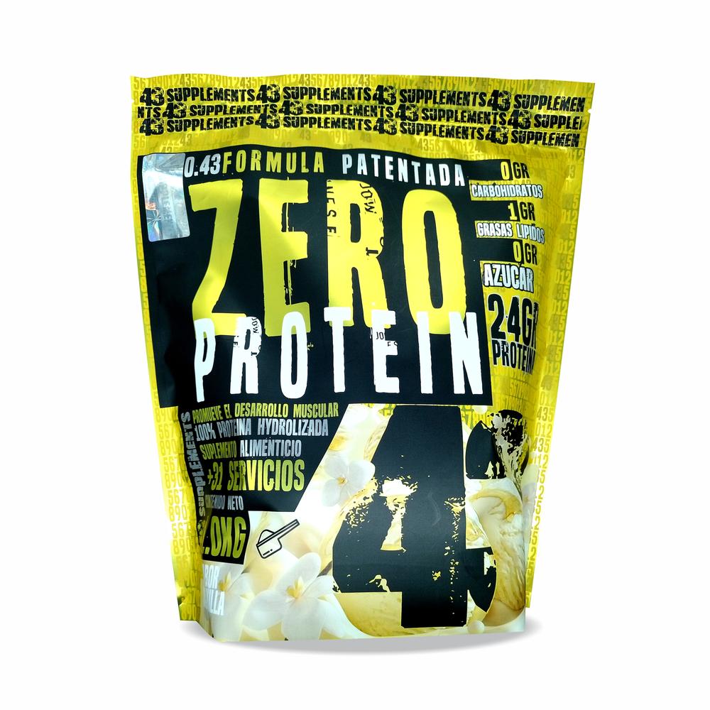 Foto 2 pulgar | 43 Proteina Zero Hidrolizada 1 Kg Vainilla 43 Supplements