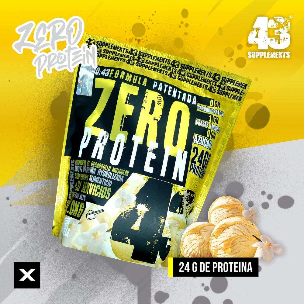 Foto 6 pulgar | 43 Proteina Zero Hidrolizada 1 Kg Vainilla 43 Supplements