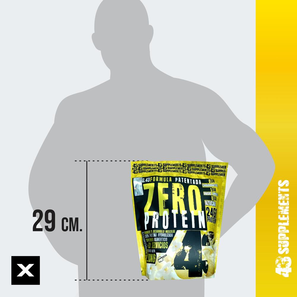 Foto 7 pulgar | 43 Proteina Zero Hidrolizada 1 Kg Vainilla 43 Supplements
