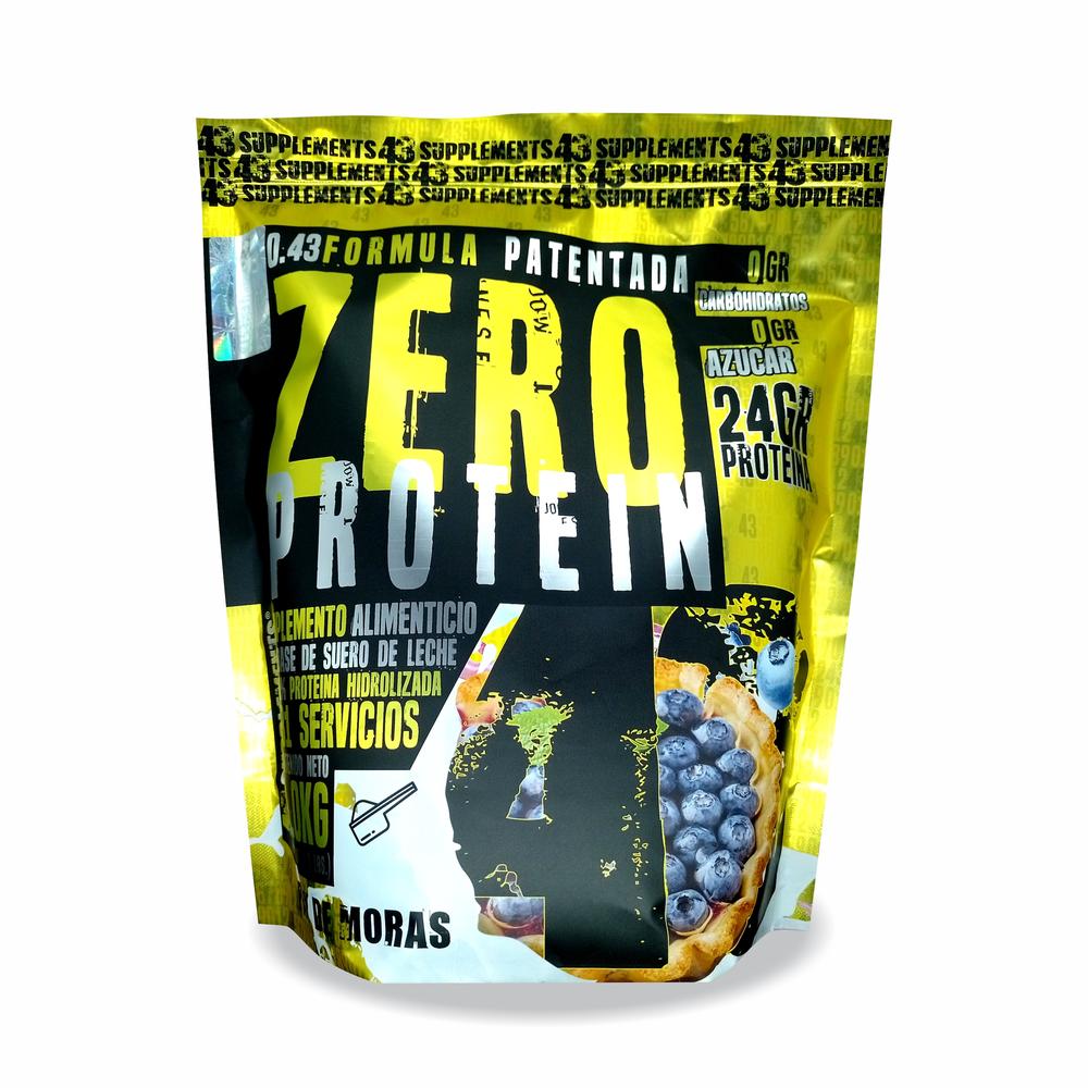 Foto 2 pulgar | 43 Proteina Zero Hidrolizada 1 Kg Pay De Mora 43 Supplements