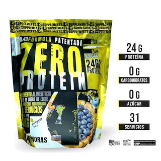 Foto 2 | 43 Proteina Zero Hidrolizada 1 Kg Pay De Mora 43 Supplements